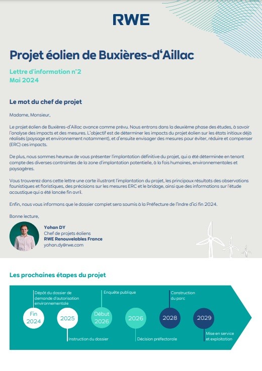 Lettre d'information n°2